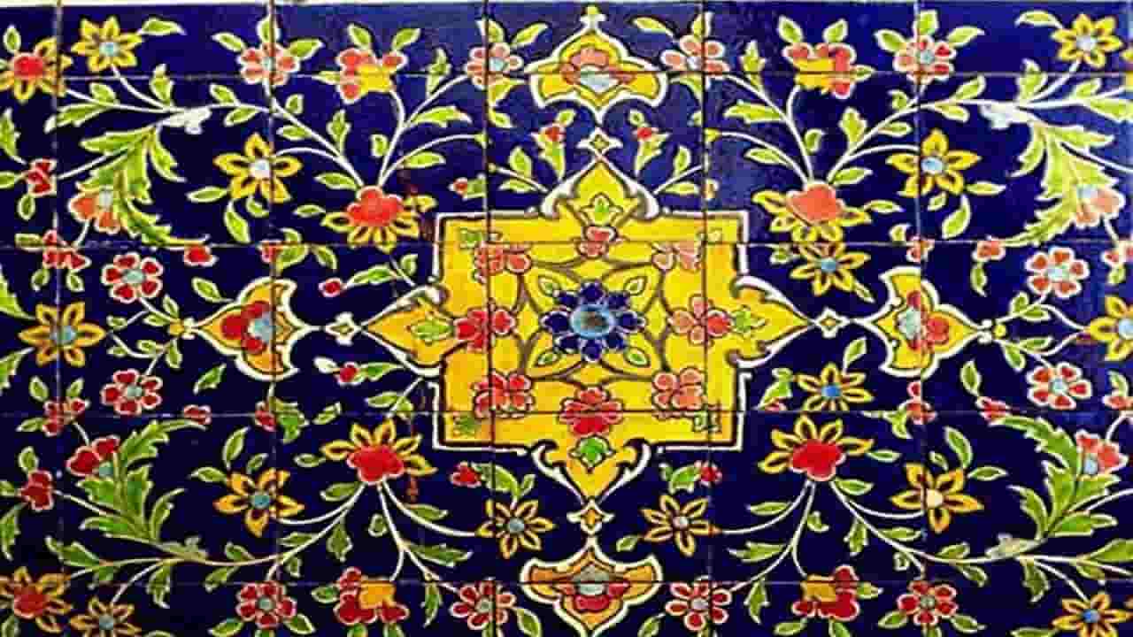 کاشی طرح دار سنتی الهام گرفته از نقوش اصیل ایرانی