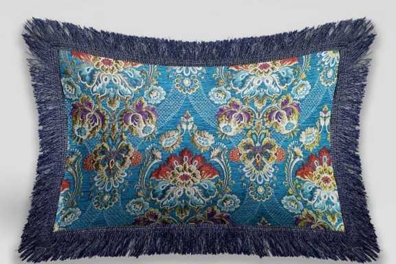 تصویر 1 از روبالشتی شانل ریشه دار با رنگ بندی جذاب