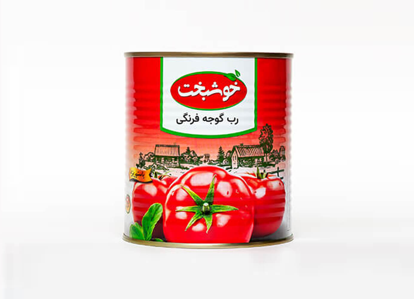 رب گوجه‌ فرنگی خوشبخت با رنگ طبیعی و طعم اصیل و غلظت بالا