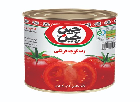 تصویر 4 از رب گوجه‌ فرنگی چین چین 700 گرمی کاملاً طبیعی بدون مواد نگهدارنده