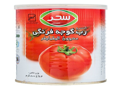 تصویر 4 از رب گوجه‌ فرنگی سحر درجه یک با طعم واقعی گوجه‌ فرنگی رسیده