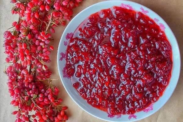 مربا زرشک خشک شده پخت آرام با بافت شیشه ای