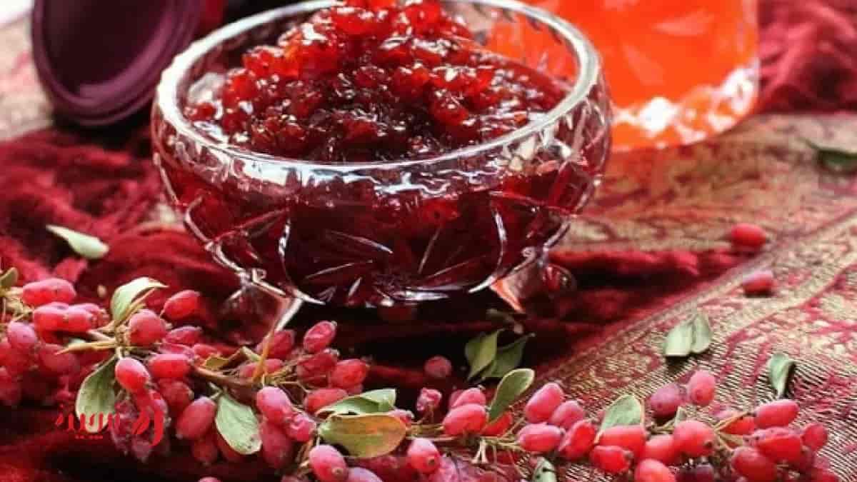تصویر 3 از مربا زرشک خشک شده پخت آرام با بافت شیشه ای
