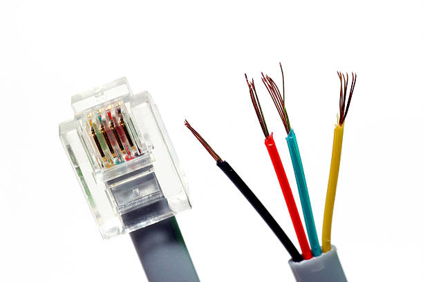 تصویر 4 از کابل کواکسیال تلفن با کانکتور RJ 11 و اتصال آسان به مودم و تلفن