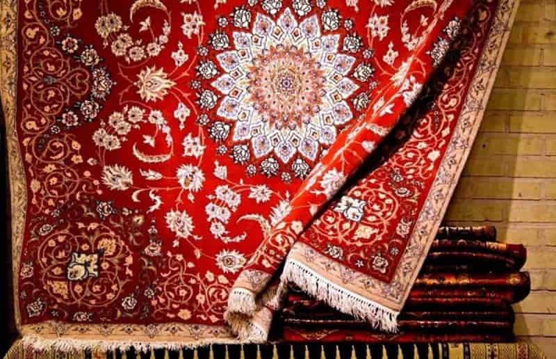 تصویر 3 از فرش ابریشمی ماشینی کرامتیان نرمی پایدار و یکدست