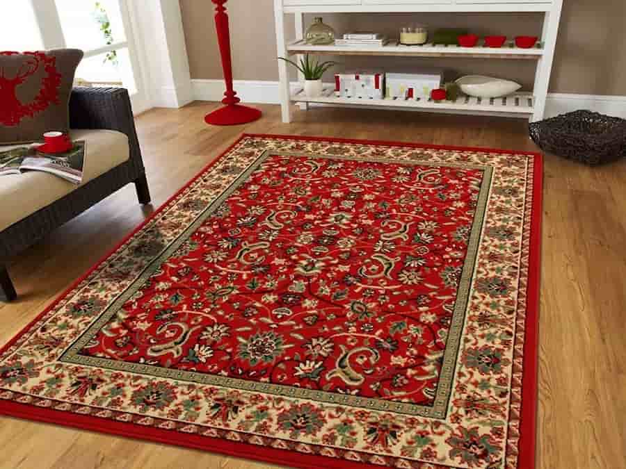 فرش ابریشمی ماشینی کرامتیان نرمی پایدار و یکدست