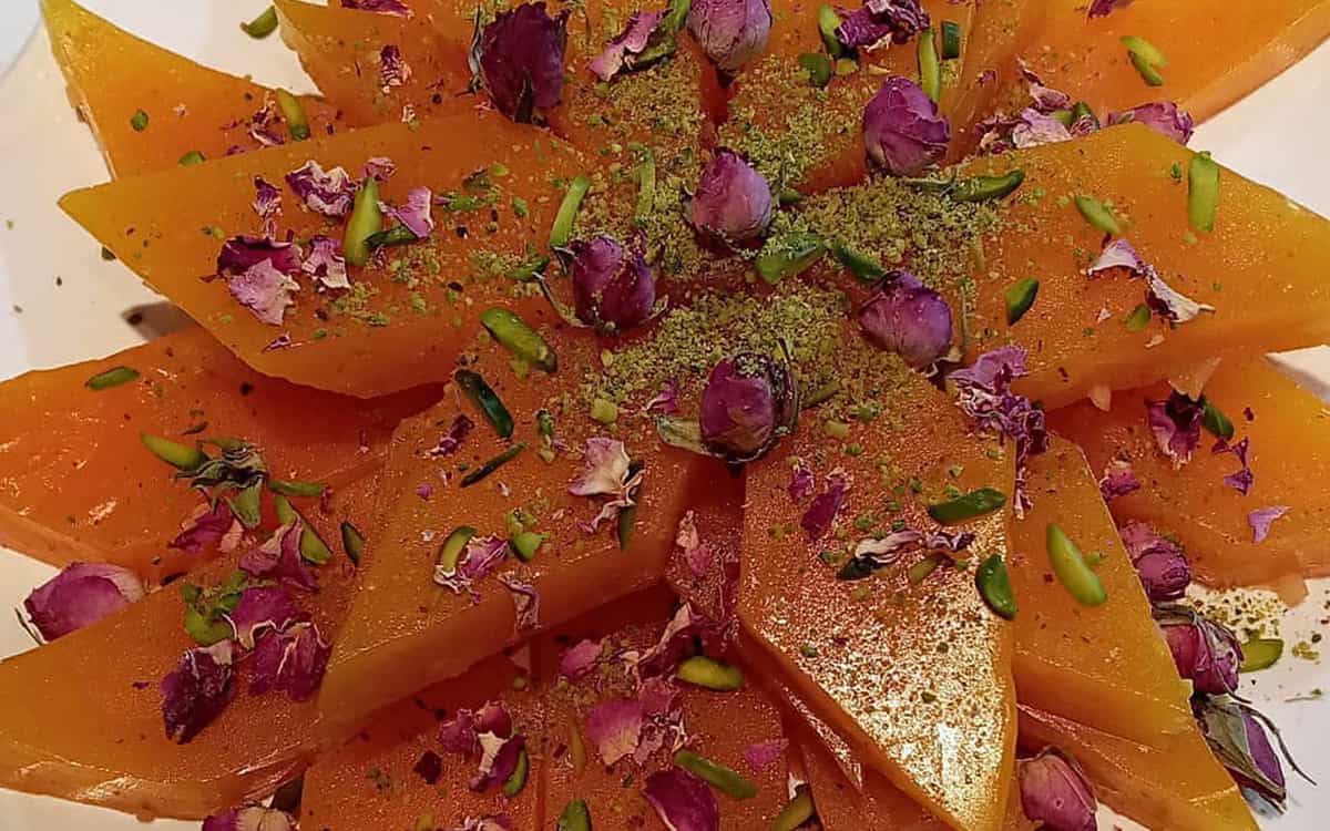 تصویر 1 از حلوا مسقطی لاری اعلا با مواد اولیه مرغوب