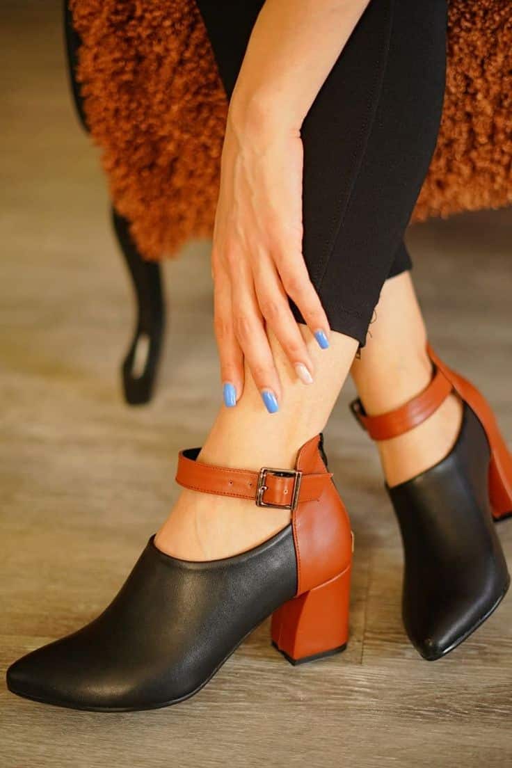 تصویر 4 از کفش چرم زنانه دست دوز با طراحی مدرن و راحتی کامل