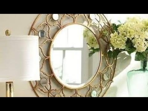 تصویر 1 از آینه دکوراتیو دایره بدون حاشیه بوهیمین برای دکوراسیون های امروزی