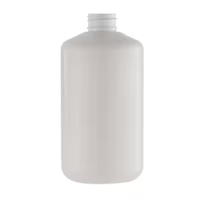 تصویر 1 از بطری پلاستیکی سفید با طراحی مینیمال و درب فشاری