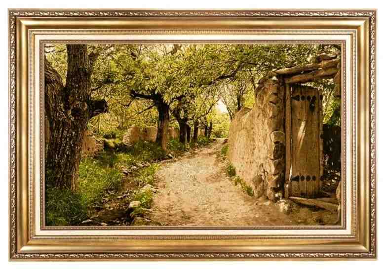 تابلو فرش لوکس قاب دار محصولی چشم گیر و دستباف