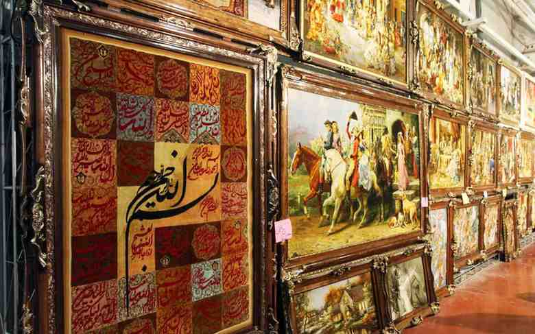 تصویر 4 از تابلو فرش پشمی درشت بافت با جلوه ای گرم و دلنشین
