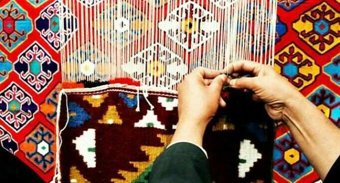 تصویر 3 از تابلو فرش هندسی انتزاعی با طراحی مینیمال و امروزی