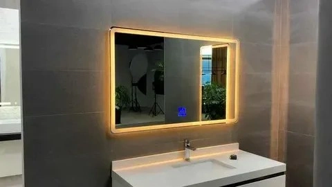آینه دکوراتیو مدرن با نور مخفی LED محیط خانه