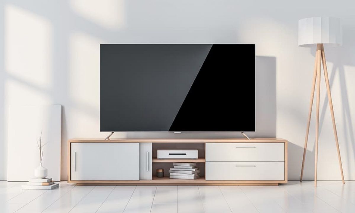 میز تلویزیون شیک سبک وزن قابل حمل و آسان در جا به جایی