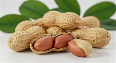 بادام زمینی تازه و سالم با نظارت بهداشتی