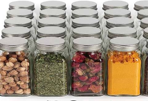 قیمت جار شیشه ای مربع + خرید باور نکردنی