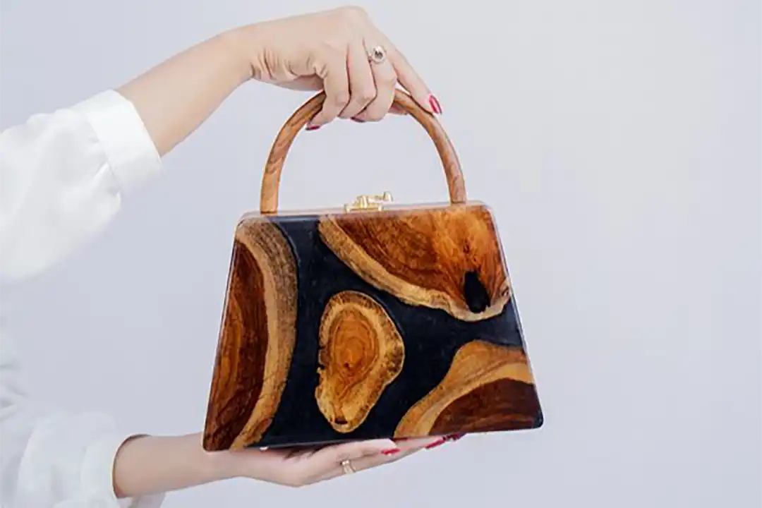 کیف چوبی شیک برای مجالس و مهمانی های خاص