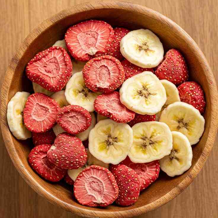 تصویر 3 از میوه خشک انجمادی با حفظ طعم طبیعی و کیفیت ممتاز و فرآوری پیشرفته