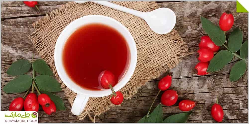 میوه نسترن تازه و خوش طعم حاصل از باغ های مرتفع شمال