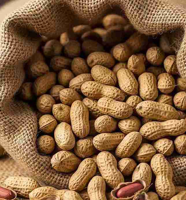 تصویر 1 از بادام زمینی غلاف دار درشت و خوش خوراک