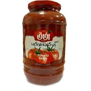رب گوجه فرنگی آفاق ارگانیک تولید شده از گوجه های کشت طبیعی