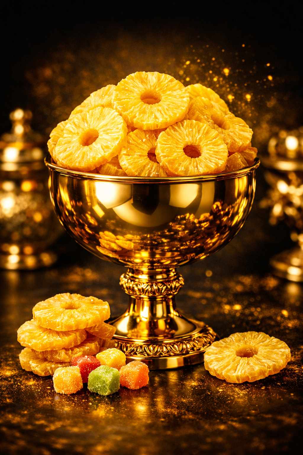 اناناس خشک کمپوتی لوکس