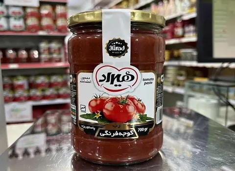 رب گوجه فرنگی هیراد ارگانیک در وزن های مختلف