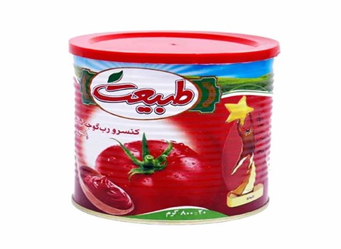 قیمت رب گوجه فرنگی طبیعت 800 گرمی + خرید باور نکردنی