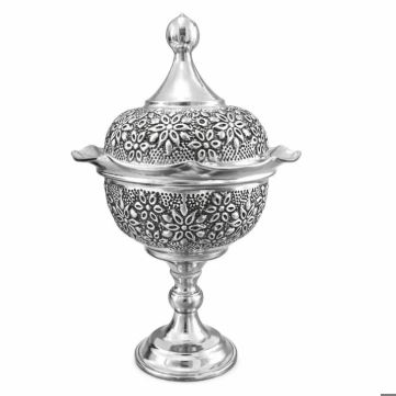 تصویر 2 از قندان مسی گلبرگ مناسب پذیرایی و دکوراسیون سنتی