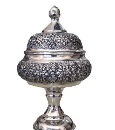 تصویر 3 از قندان مسی گلبرگ مناسب پذیرایی و دکوراسیون سنتی