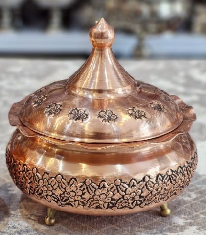 قندان مسی ارزان ساخته شده از مس مرغوب و بادوام