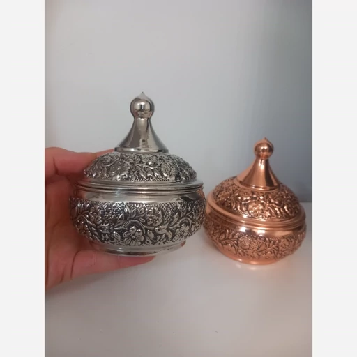 تصویر 2 از قندان مسی شیک با کیفیت بالا و ساخت هنرمندانه