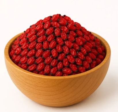 زرشک خشک پفکی فرآوری شده با روش اصولی