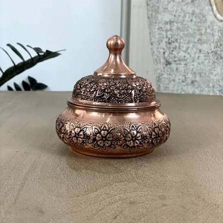 تصویر 3 از قندان مسی مناسب پذیرایی و دکوراسیون سنتی