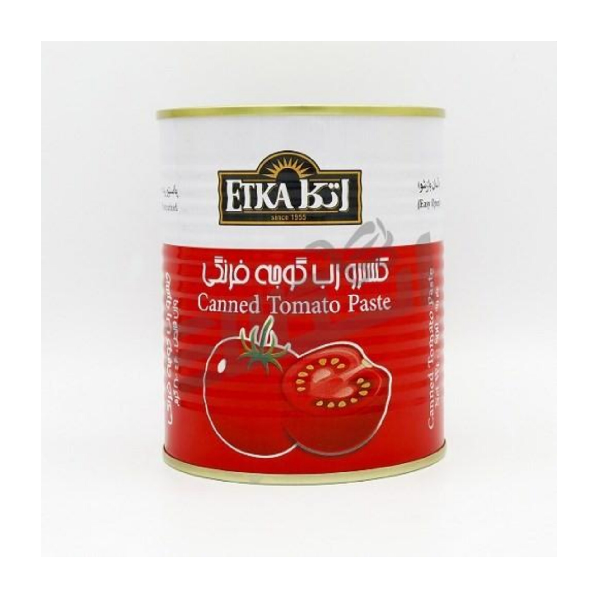 قیمت رب گوجه فرنگی اتکا شیشه‌ای ۶۸۰ گرمی قوطی ۸۰۰ گرمی