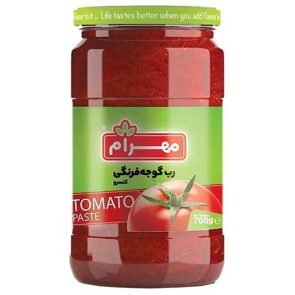 رب گوجه فرنگی مهرام برای غذاهایی با رنگ و لعاب بیشتر