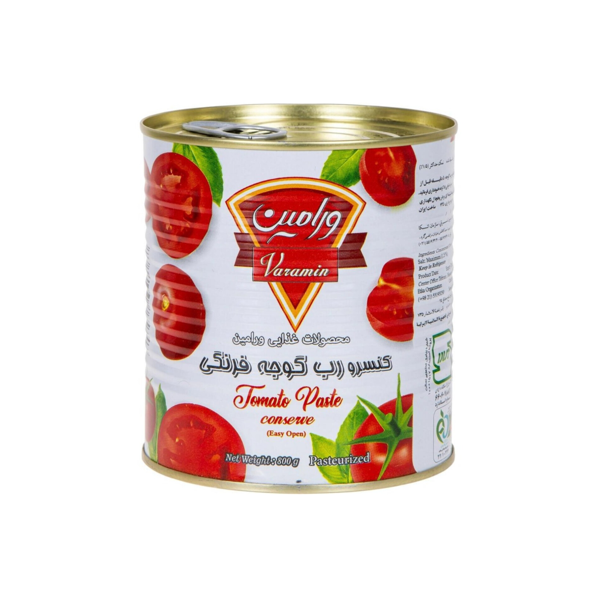 تأمین و صادرات رب گوجه‌فرنگی ورامین با بسته‌بندی استاندارد
