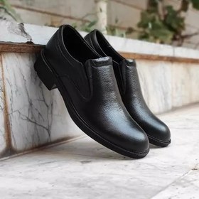 تصویر 2 از کفش چرم مردانه پاشنه بلند ظاهر جذاب و متفاوت