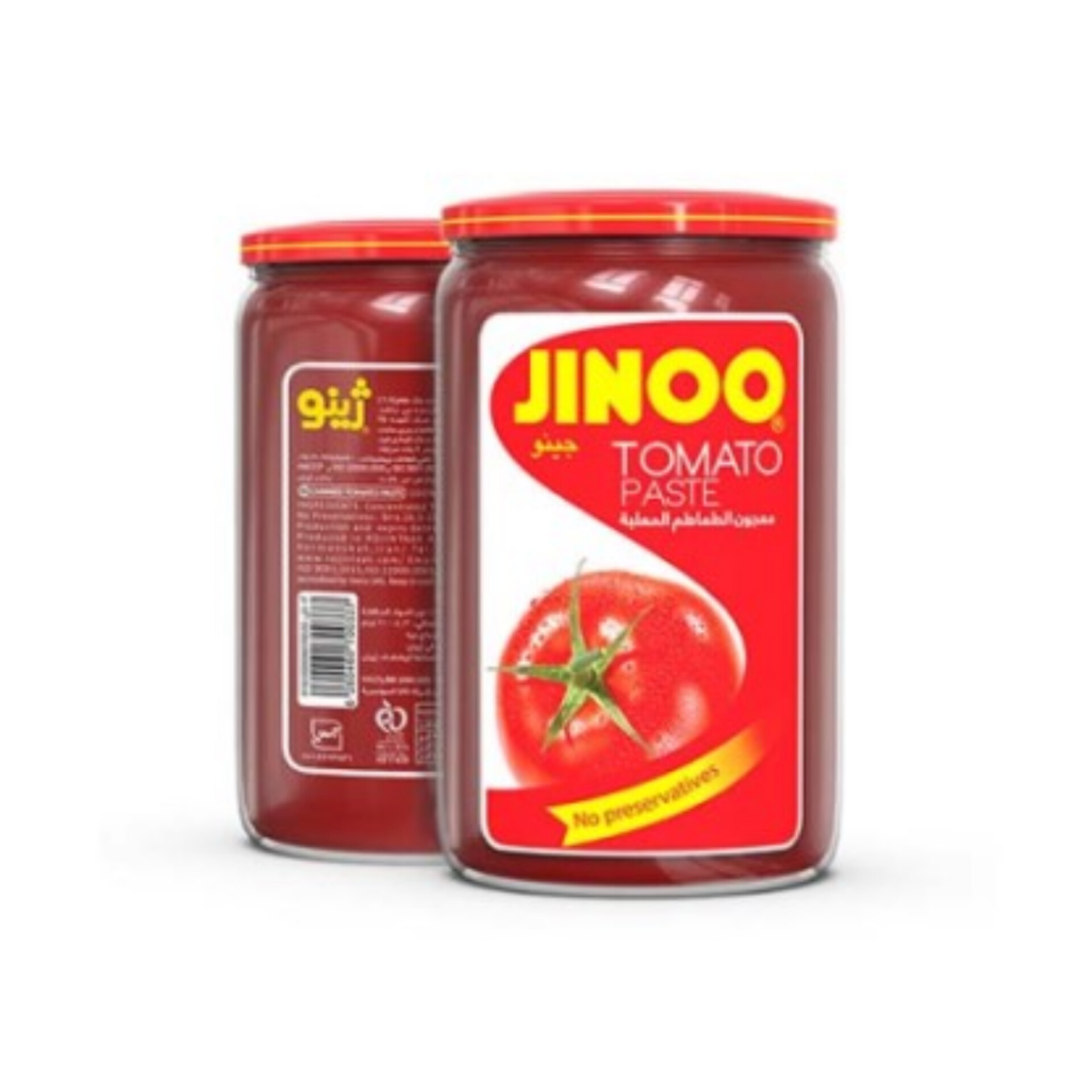 رب گوجه‌فرنگی ژینو غلیظ و خوش‌رنگ  تولید شده از گوجه‌های تازه و مرغوب