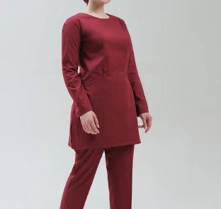 تصویر 3 از روپوش پزشکی یقه گرد با دوخت مقاوم و راحت