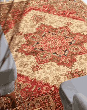 گلیم فرش عشایری با نقش های اصیل ایرانی
