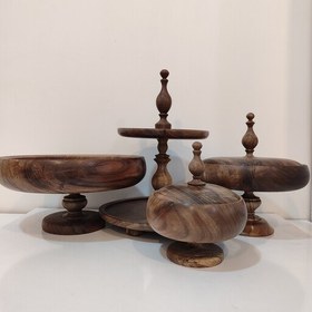 ظروف چوبی لوکس با طراحی خاص مناسب دکوراسیون مدرن