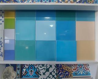تصویر 1 از سرامیک پرسلان رنگی انتخابی زیبا برای کف و دیوار