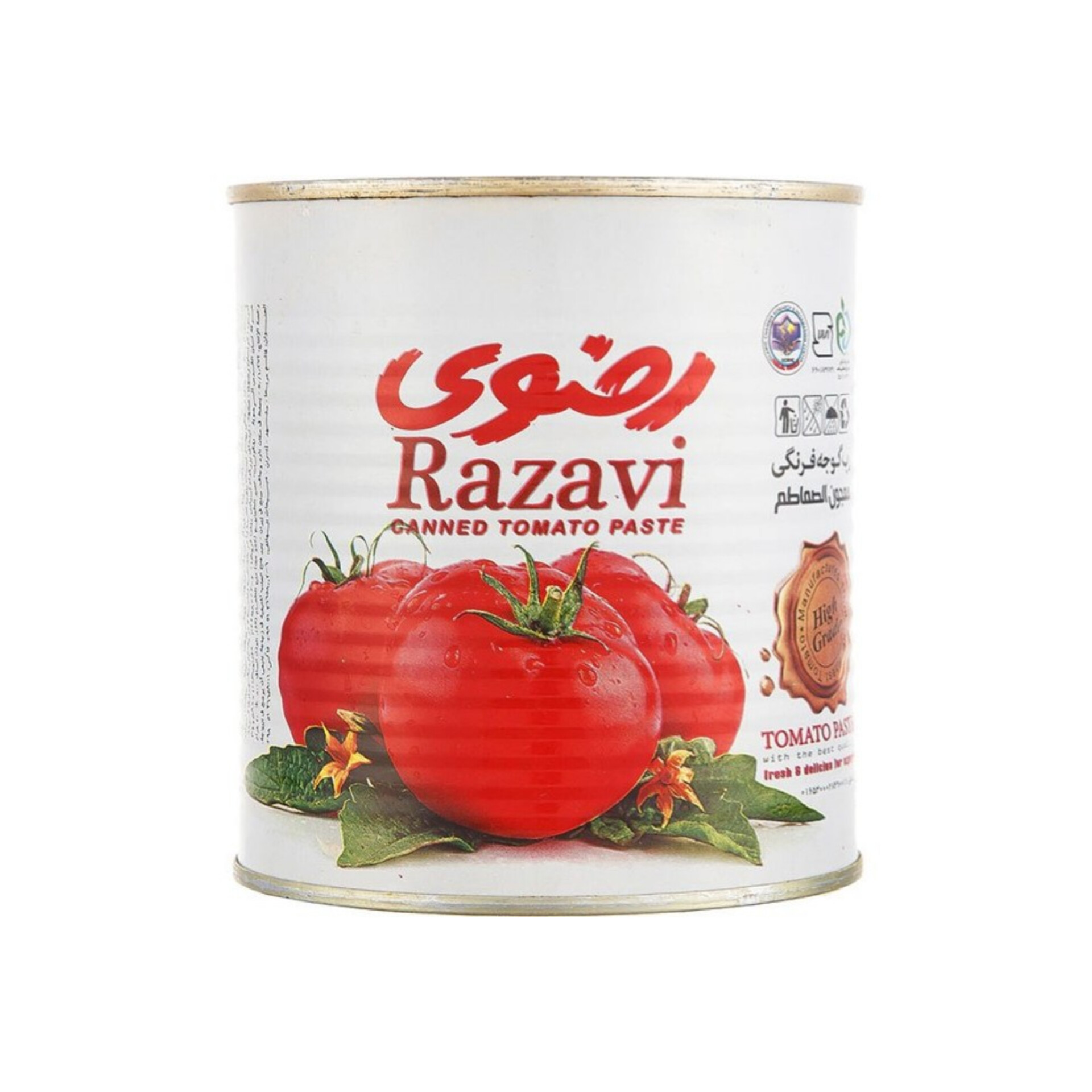 خرید عمده رب گوجه فرنگی با بسته‌بندی قوطی و حلب