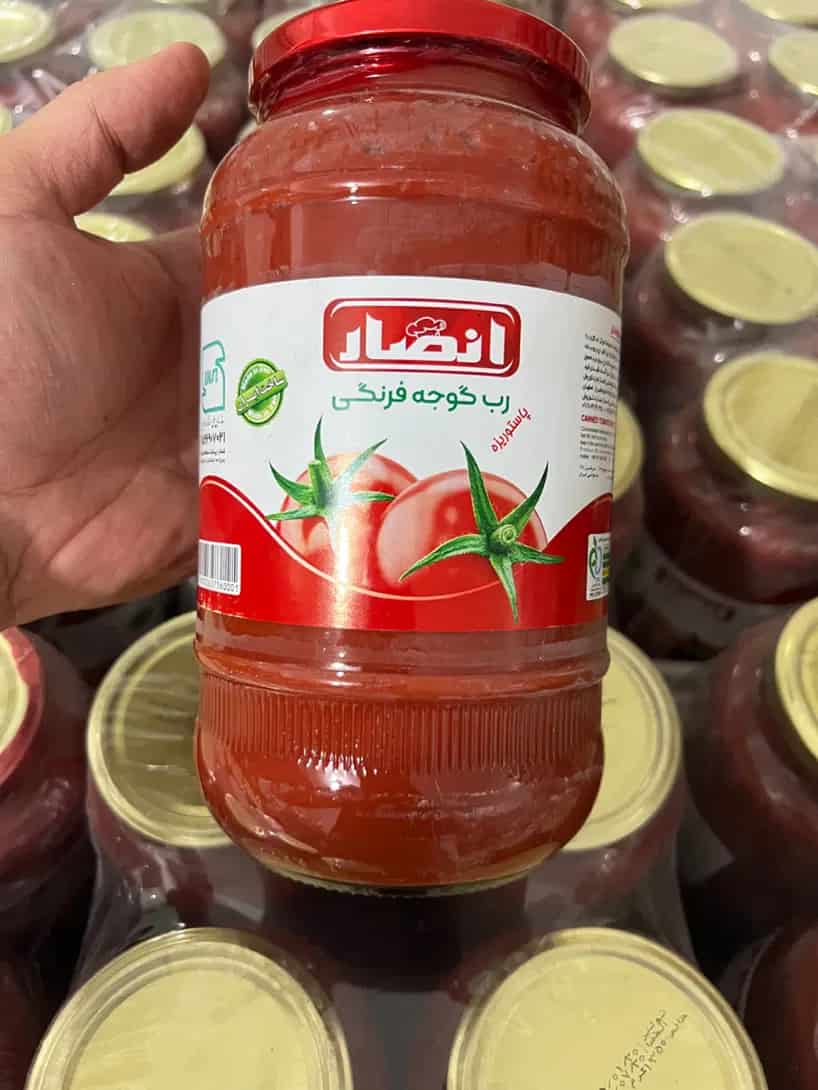 تصویر 4 از رب گوجه فرنگی انصار انتخابی مناسب برای طعم دهی بهتر و رنگ دهی طبیعی غذا