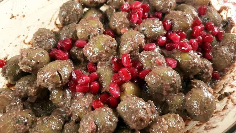 تصویر 4 از زیتون پرورده گیلانی مرغوب با عطر سبزی های محلی