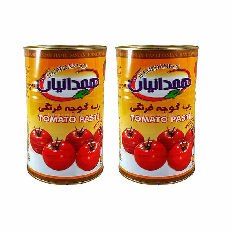 رب گوجه فرنگی همدانیان حاصل فرآوری گوجه های تازه و رسیده