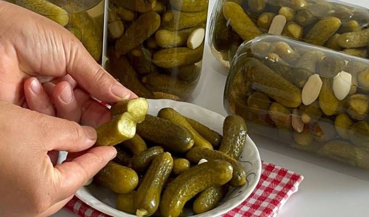 فروش عمده و ارزان + خیارشور ویژه شیشه ای ۶۷۰ گرمی