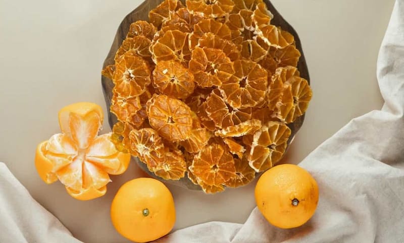 پرتقال خشک بدون پوست با عطر طبیعی و دلپذیر